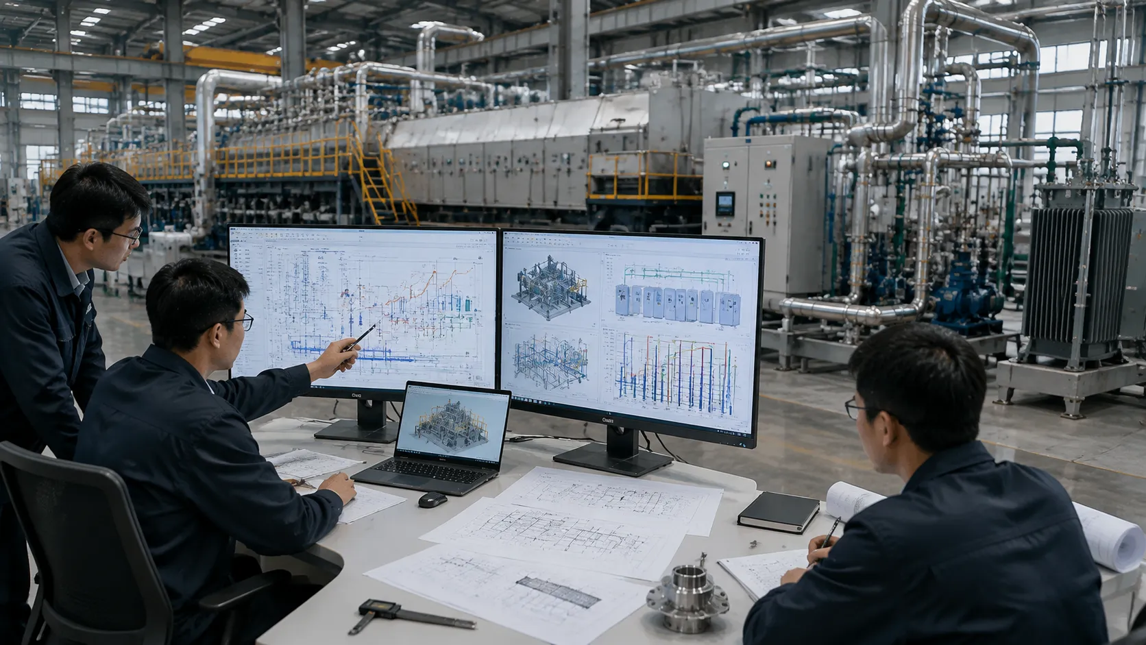 Haitem Furnace utility consumption schematic detailing gas water electrical interface points