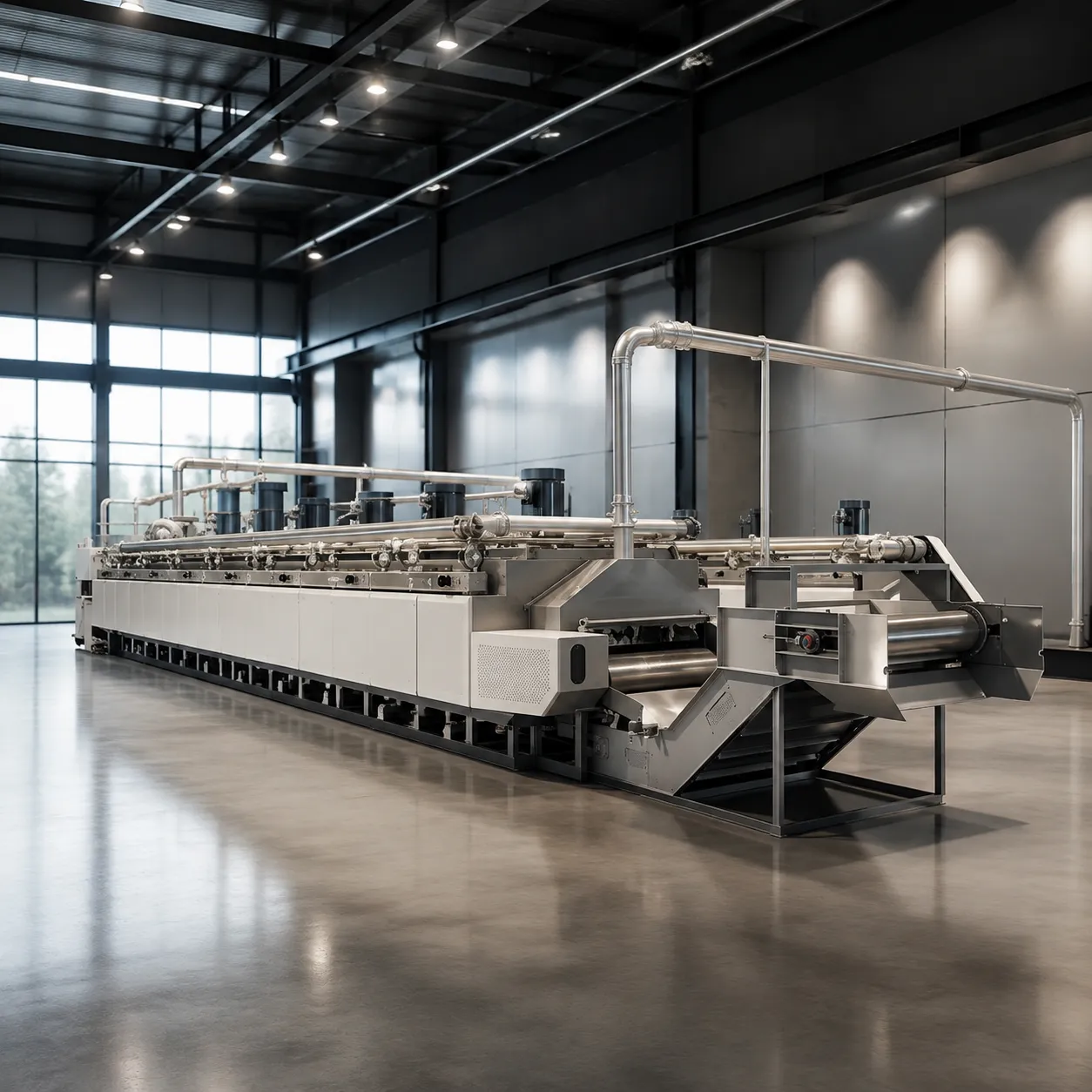 Haitem Furnace continuous thermal processing line in operation