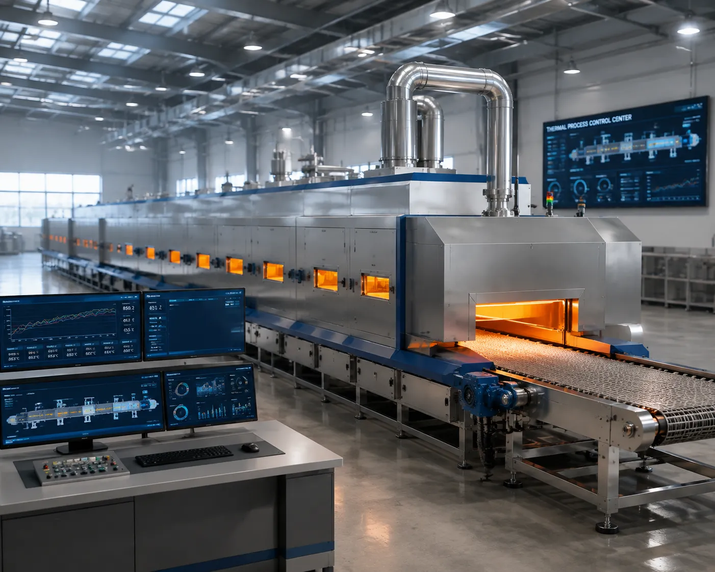 Haitem Continuous Sintering Equipment Multi-Zone Thermal Control Architecture