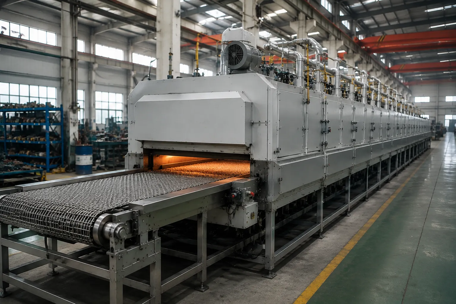 Haitem Mesh Belt Furnace Technical Specifications Overview