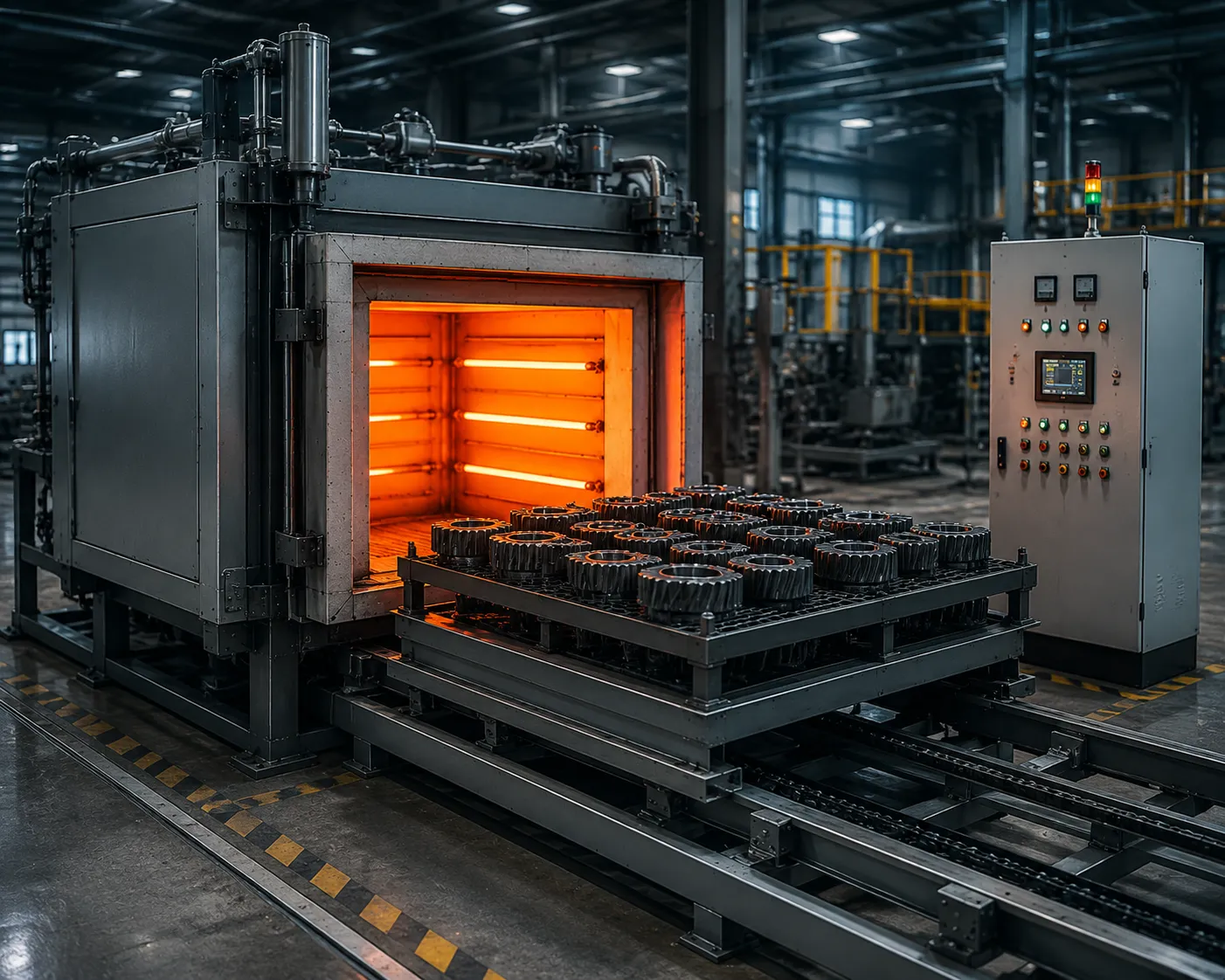 Haitem industrial tempering furnace heating chamber and precision control system