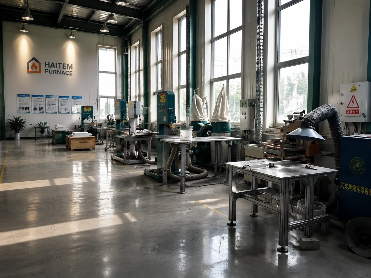 Haitem Furnace production scale and manufacturing facility