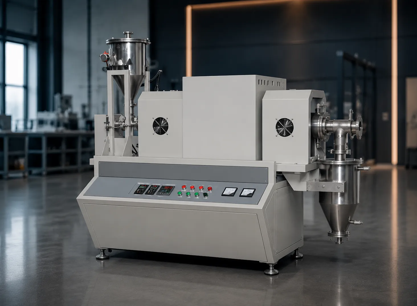 Haitem Furnace high temperature tube furnace operating in laboratory environment
