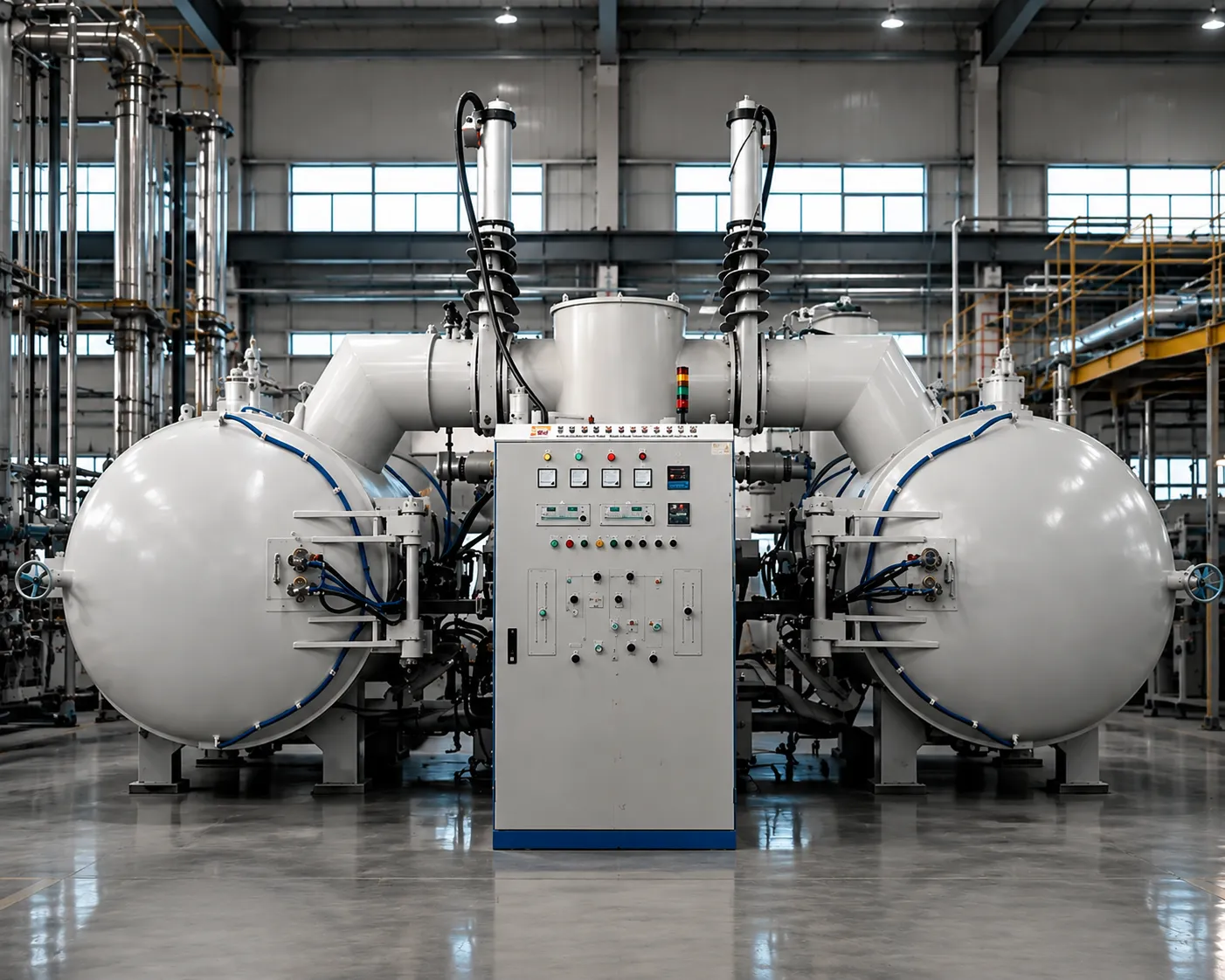 Horizontal Front Loading Vacuum Brazing Furnace layout