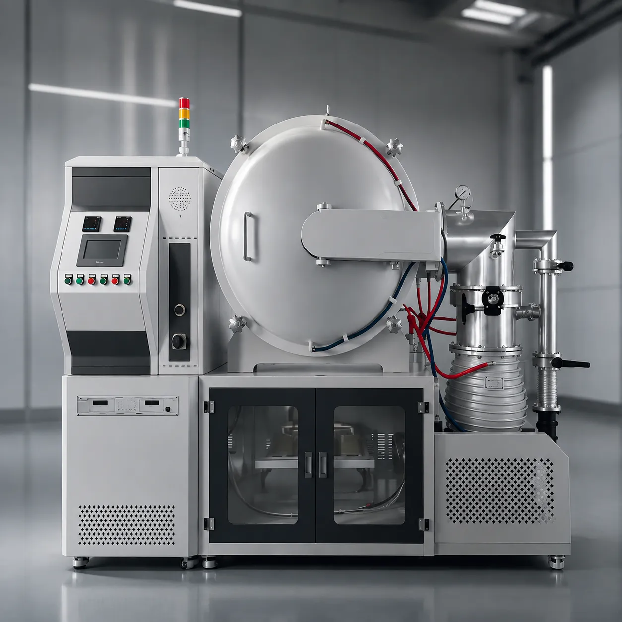Haitem Industrial Vacuum Sintering Furnace 3D Render