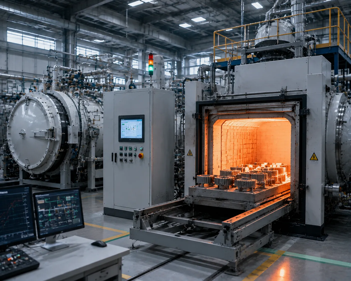 Haitem Industrial Heat Treatment Furnace System Rendering