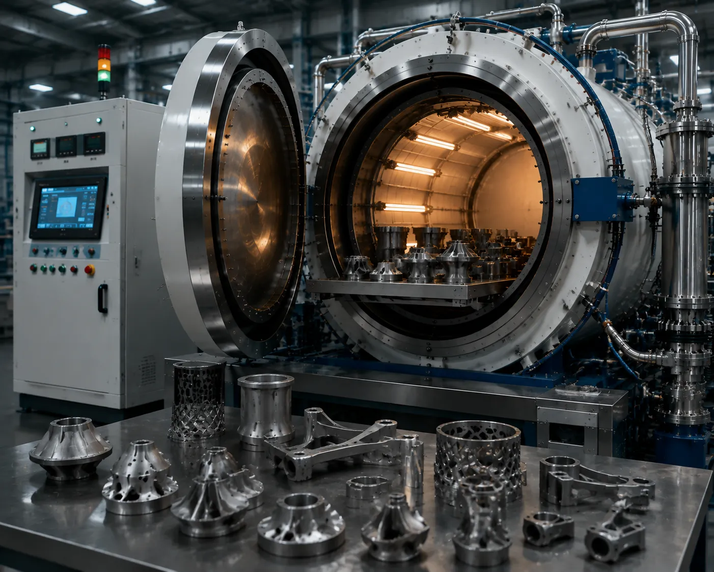 Titanium powder metallurgy vacuum sintering furnace