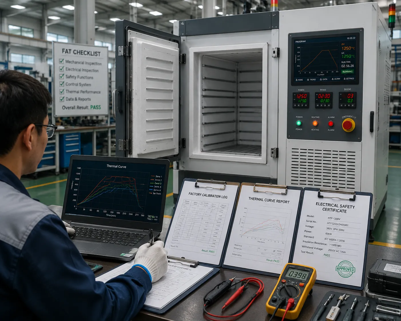 Haitem Furnace quality control testing and manufacturing plant