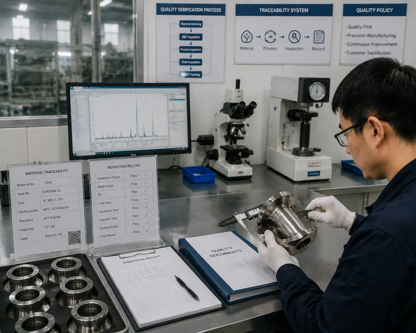 Haitem Furnace industrial furnace compliance testing, quality audit, and pre-shipment inspection