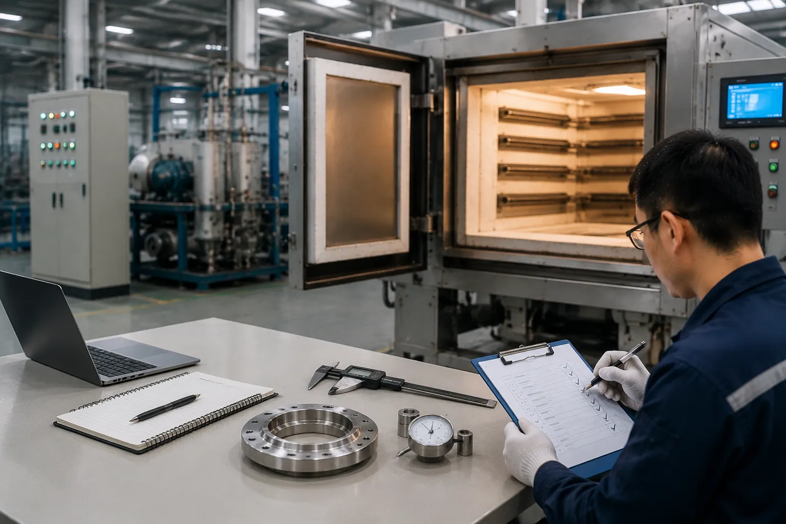 Industrial furnace quality inspection laboratory