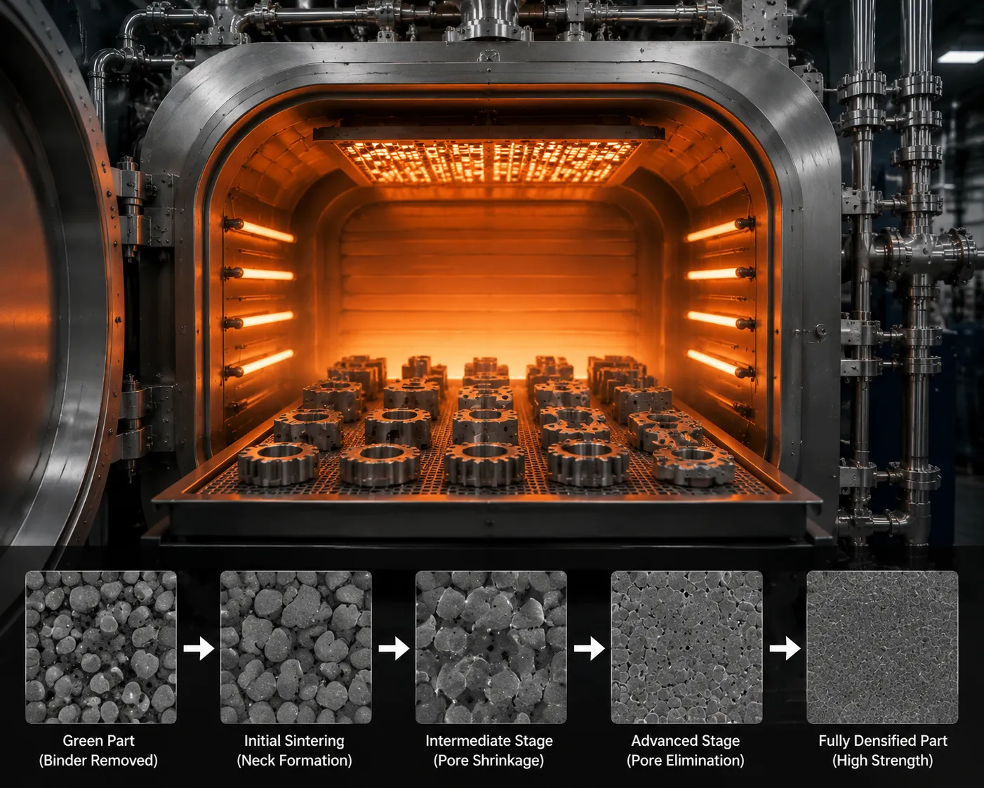 Solid State Densification Process for Powder Metallurgy