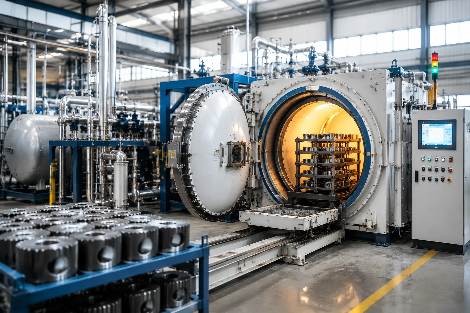 Precision metallurgical control in controlled atmosphere hardening systems