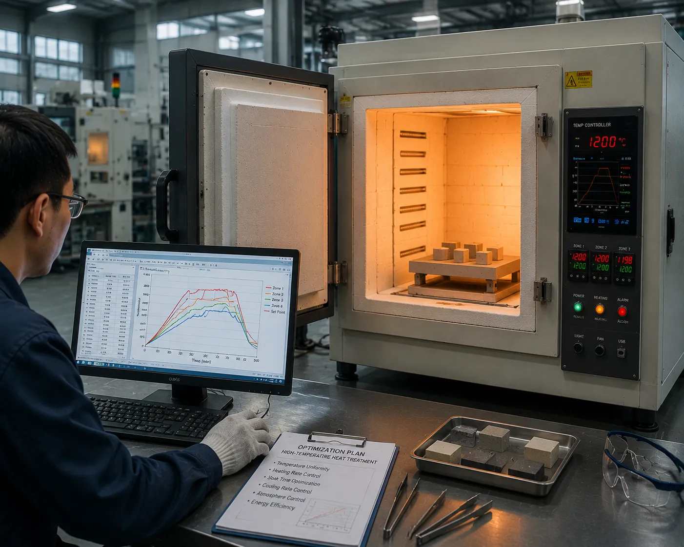 Haitem Furnace high-temperature box furnace engineering parameters and specification layout