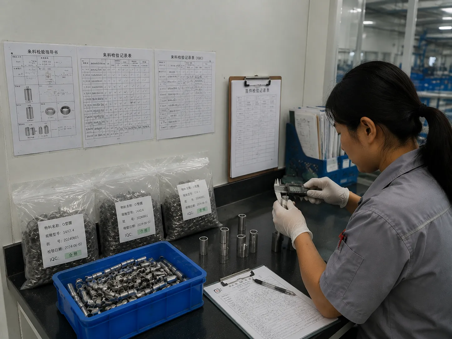 Haitem raw material and heating component incoming quality inspection