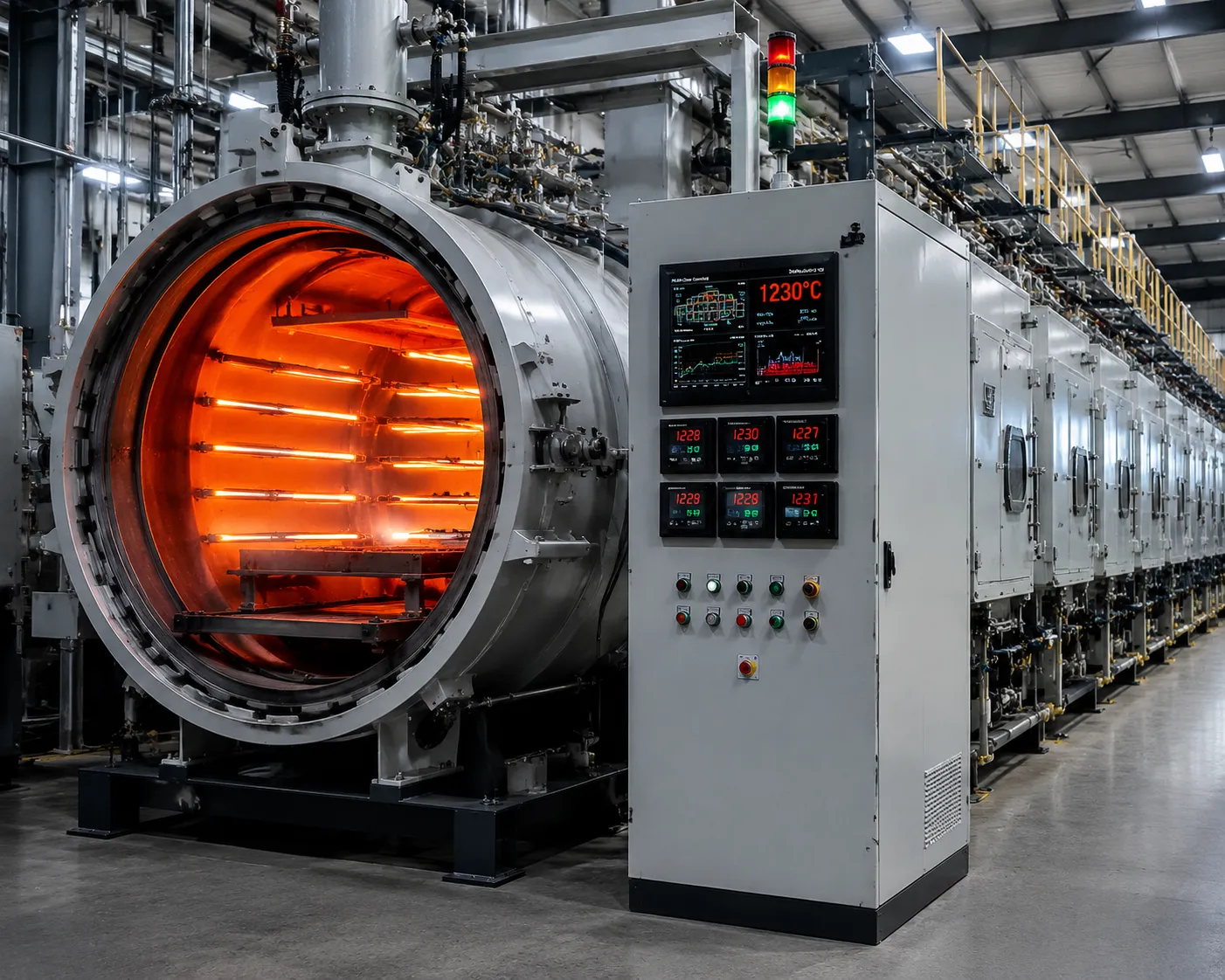 Haitem Furnace multi-zone thermal field uniformity graph
