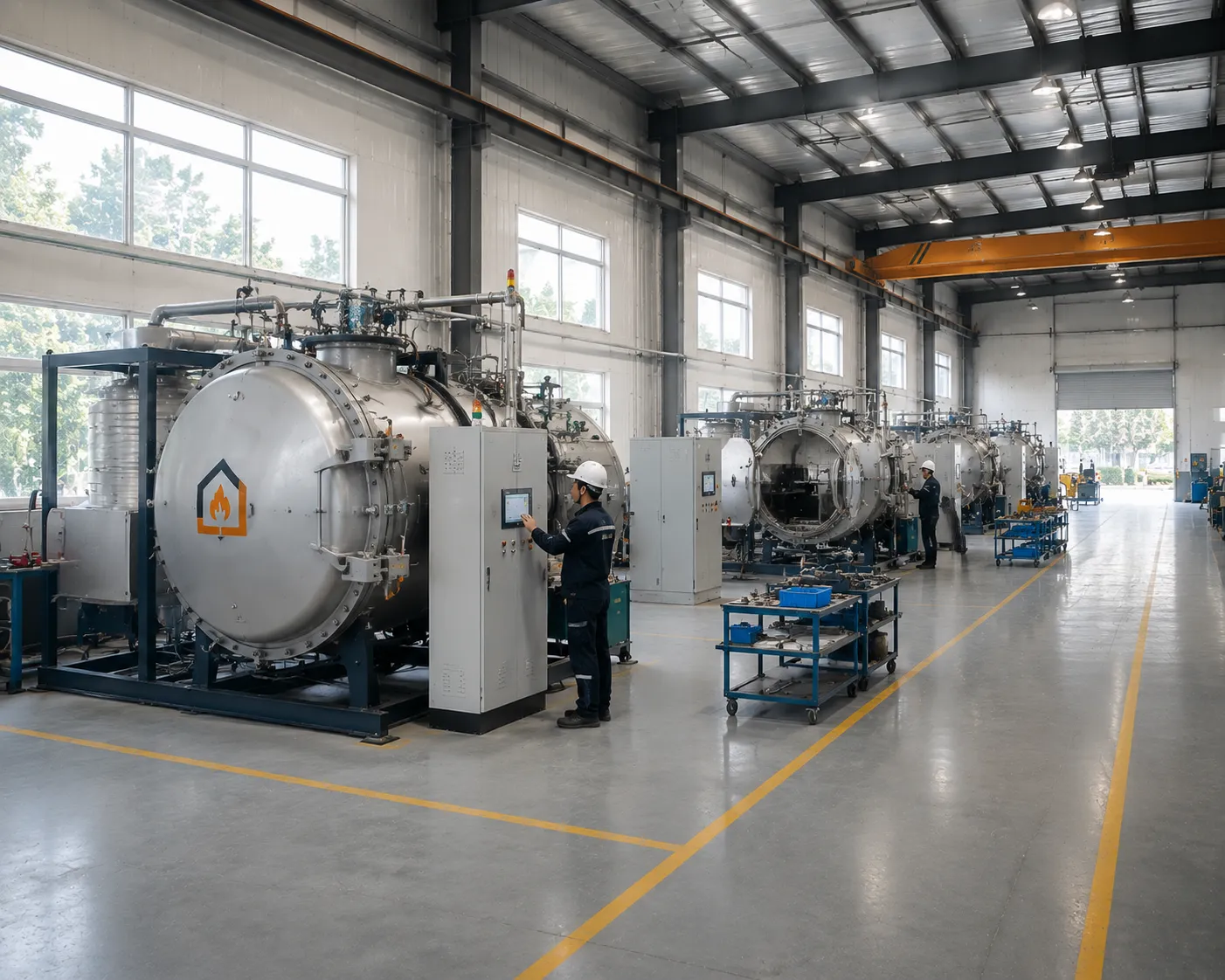 Clean Assembly and Pre-Shipment Trial Bay at Haitem Furnace