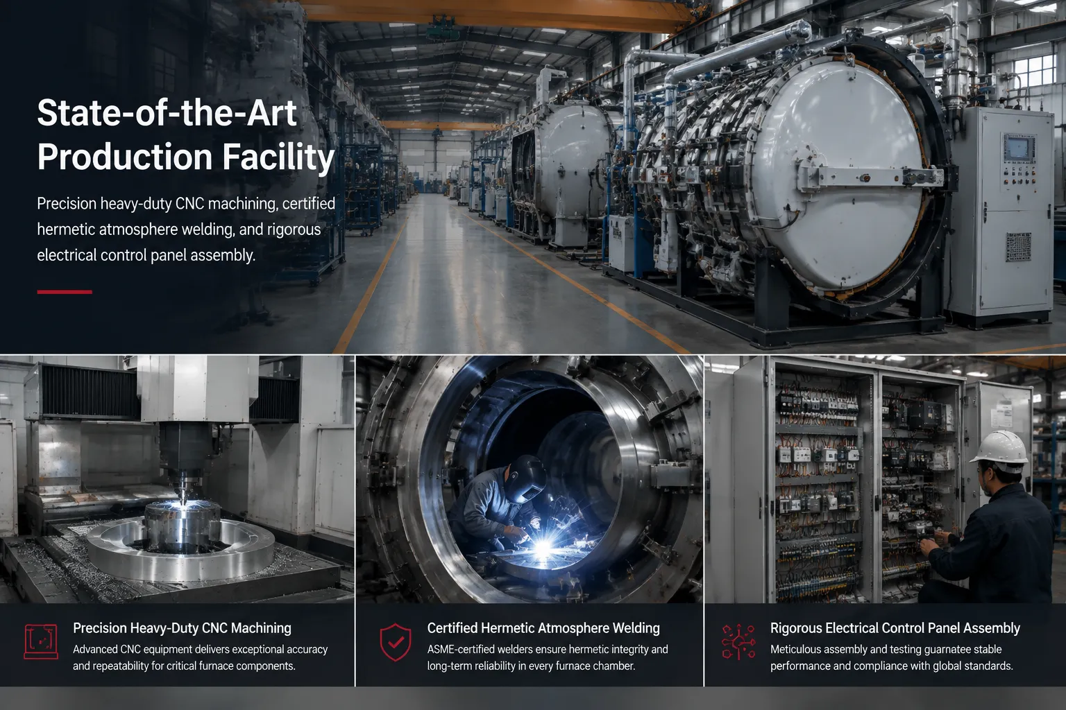 Haitem Furnace precision manufacturing workshop and custom assembly facility