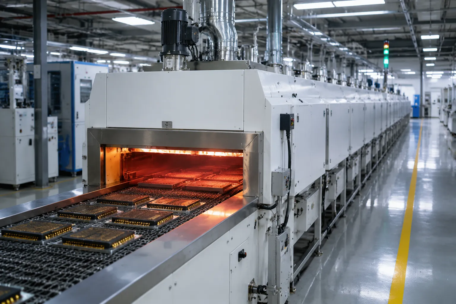 Semiconductor packaging and lead frame thermal processing system