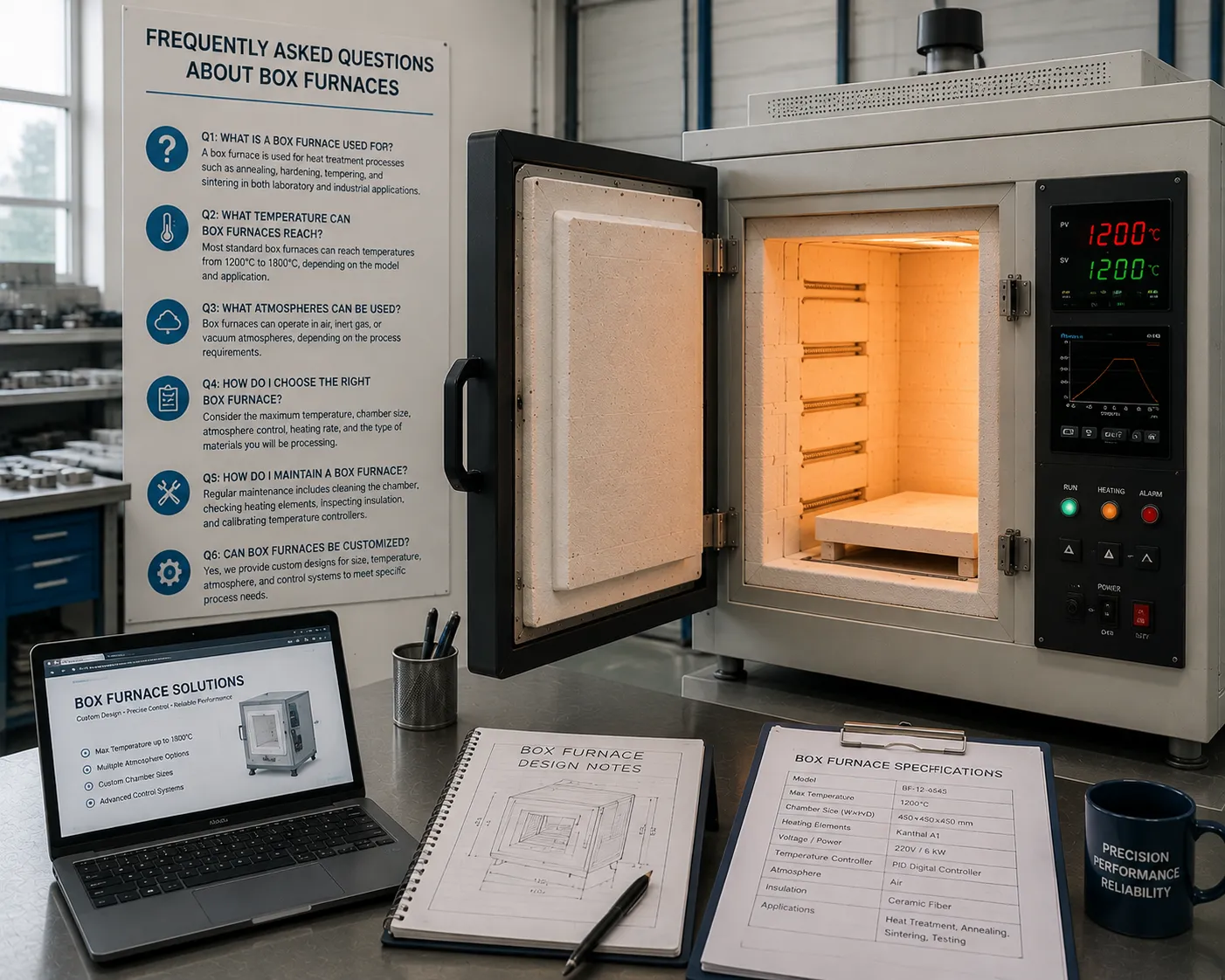 Haitem Box Furnace Quality Testing and Assembly