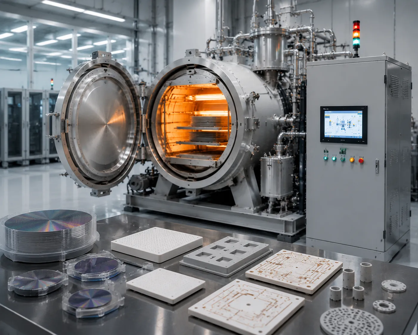 Semiconductor substrate high temperature sintering furnace