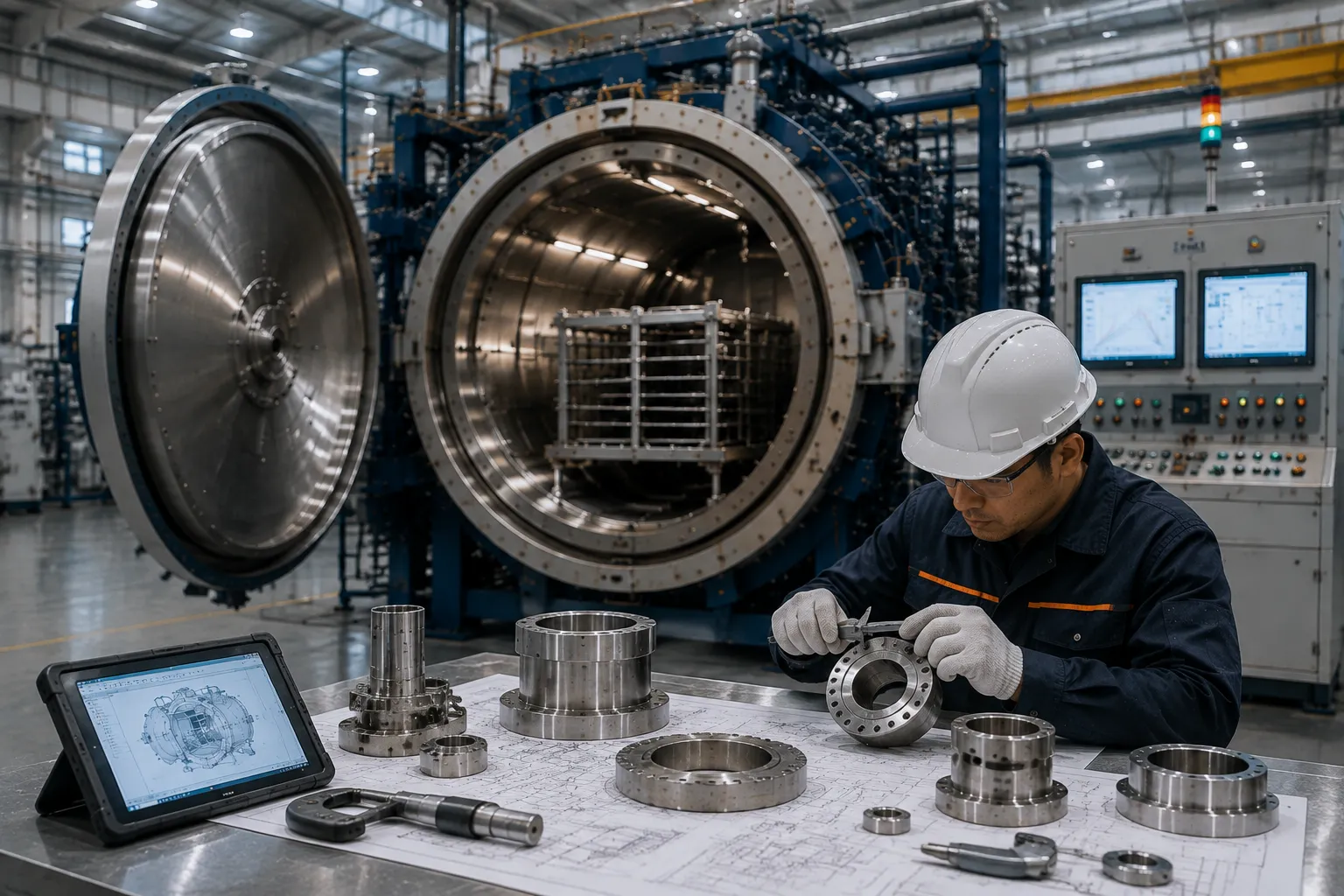 Haitem Furnace heavy assembly and quality testing facility