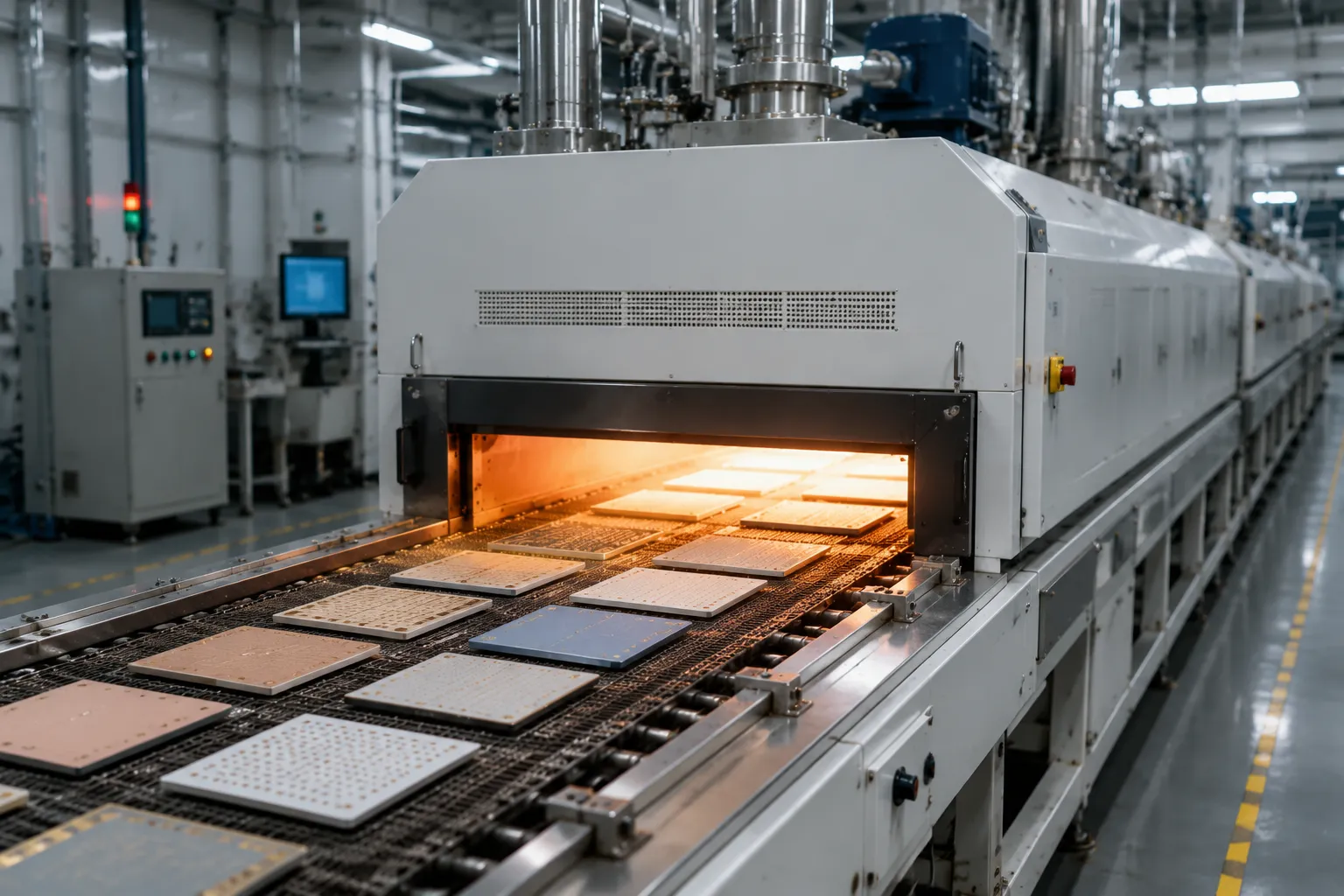 Atmosphere sintering furnace for advanced electronic materials and ceramic substrates