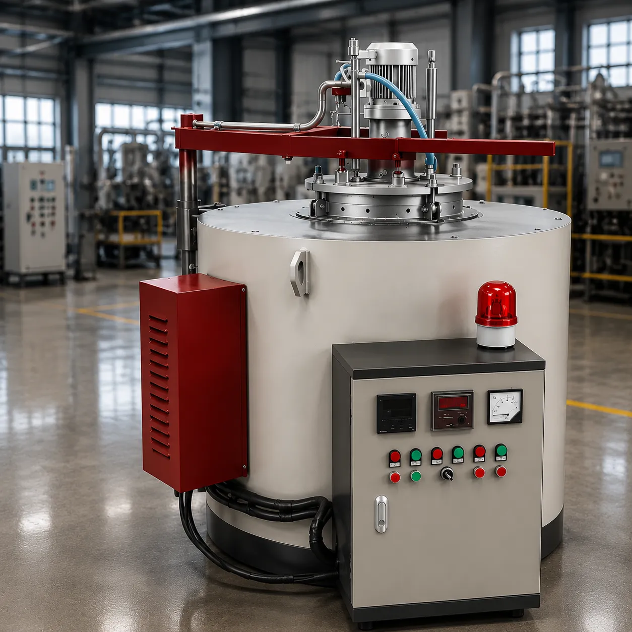Pit quench furnace engineered for vertical suspension heat treating
