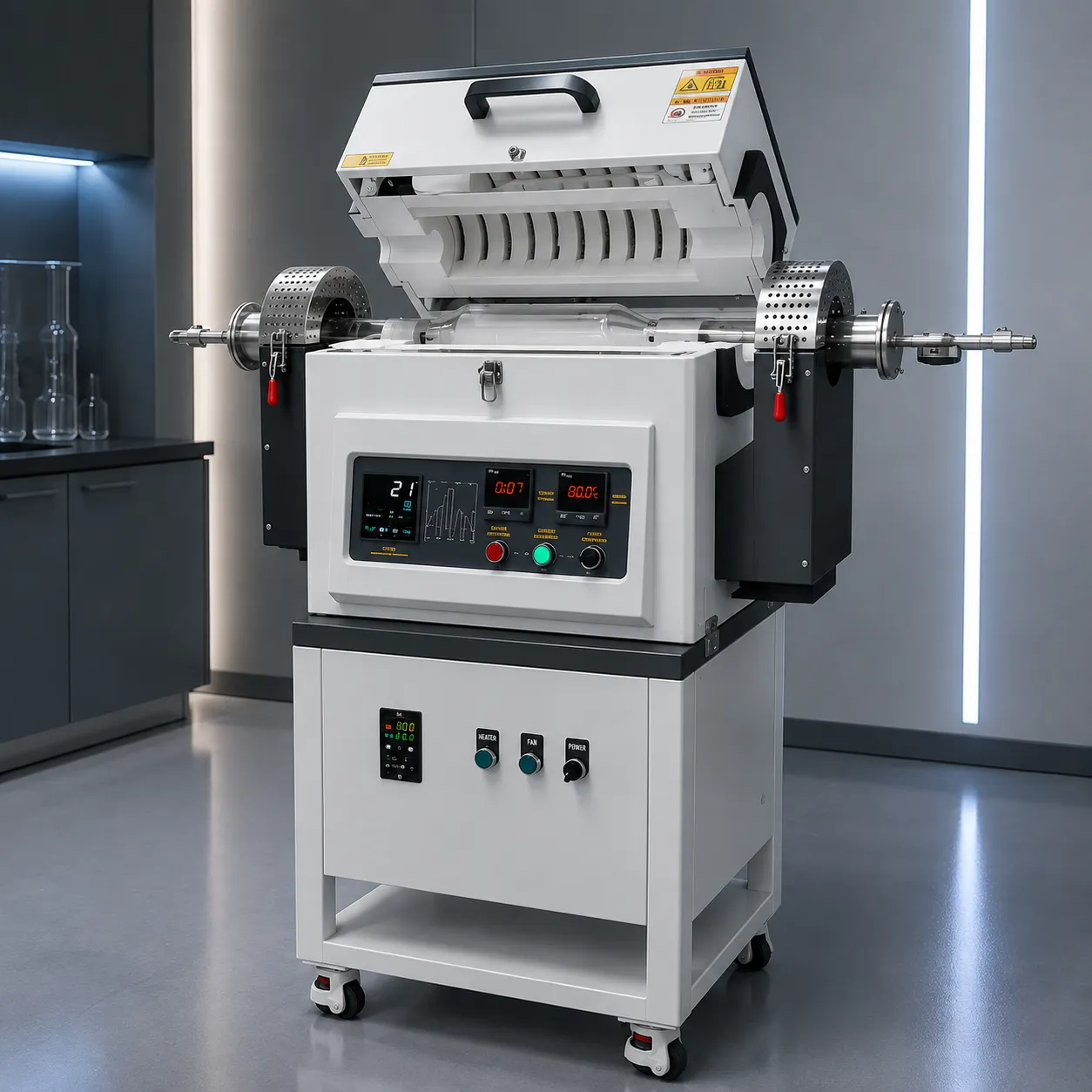 Vacuum and Controlled Atmosphere Tube Furnace