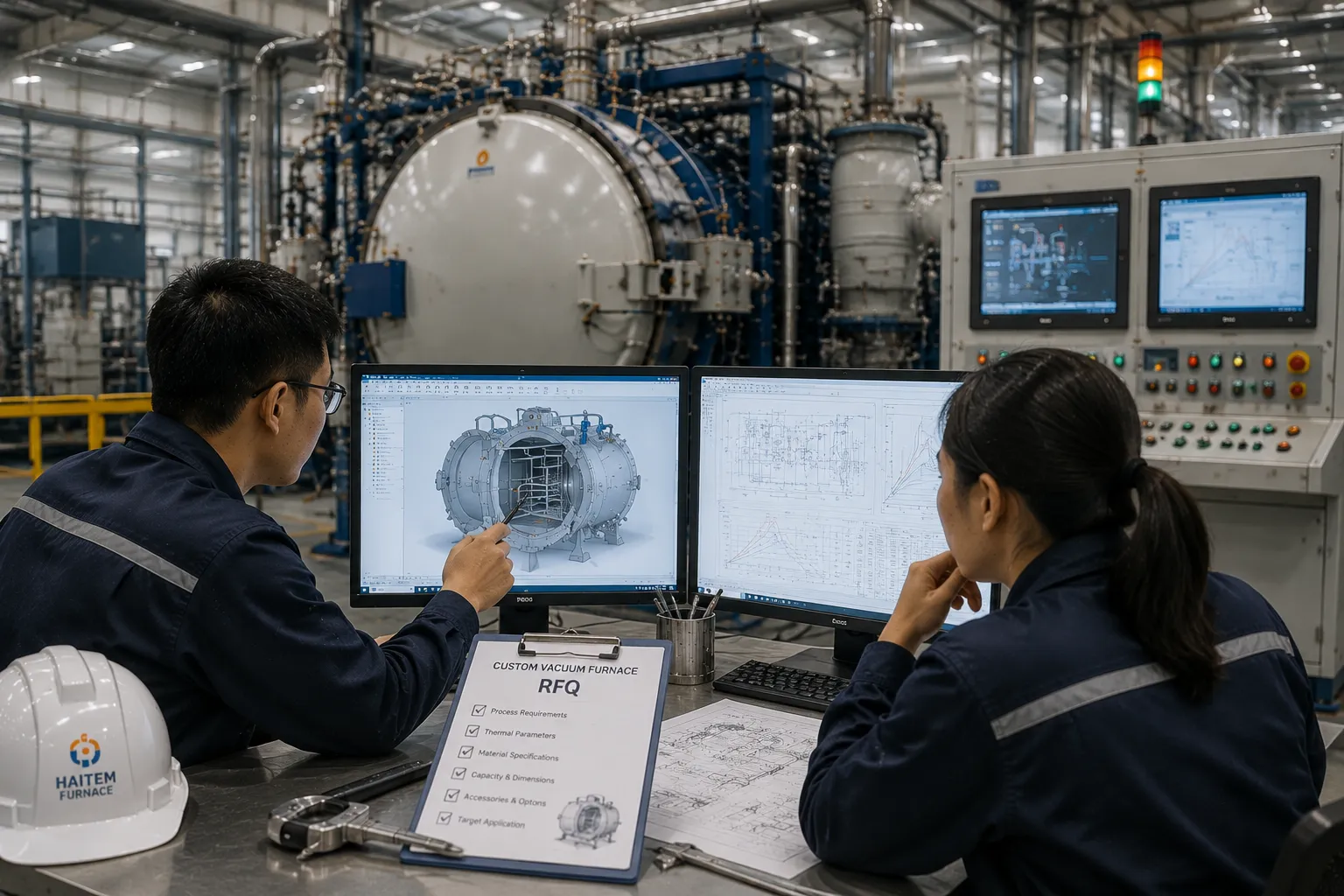 Haitem Precision Vacuum Heat Treatment Furnace Assembly