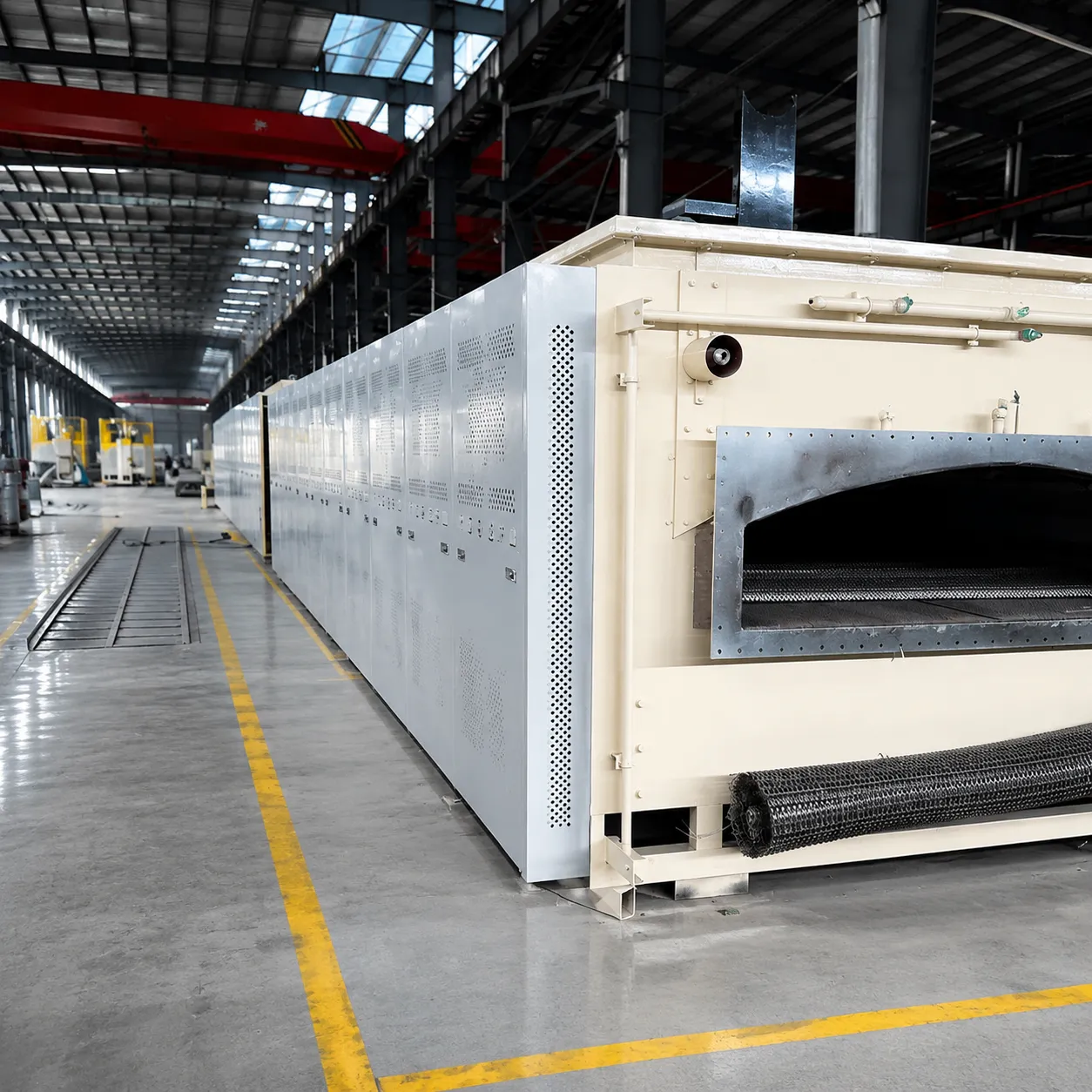 Continuous production line industrial furnace