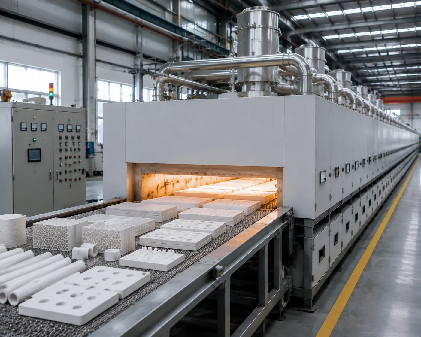 Ceramic Roller Hearth Furnace Firing Electronic Substrates