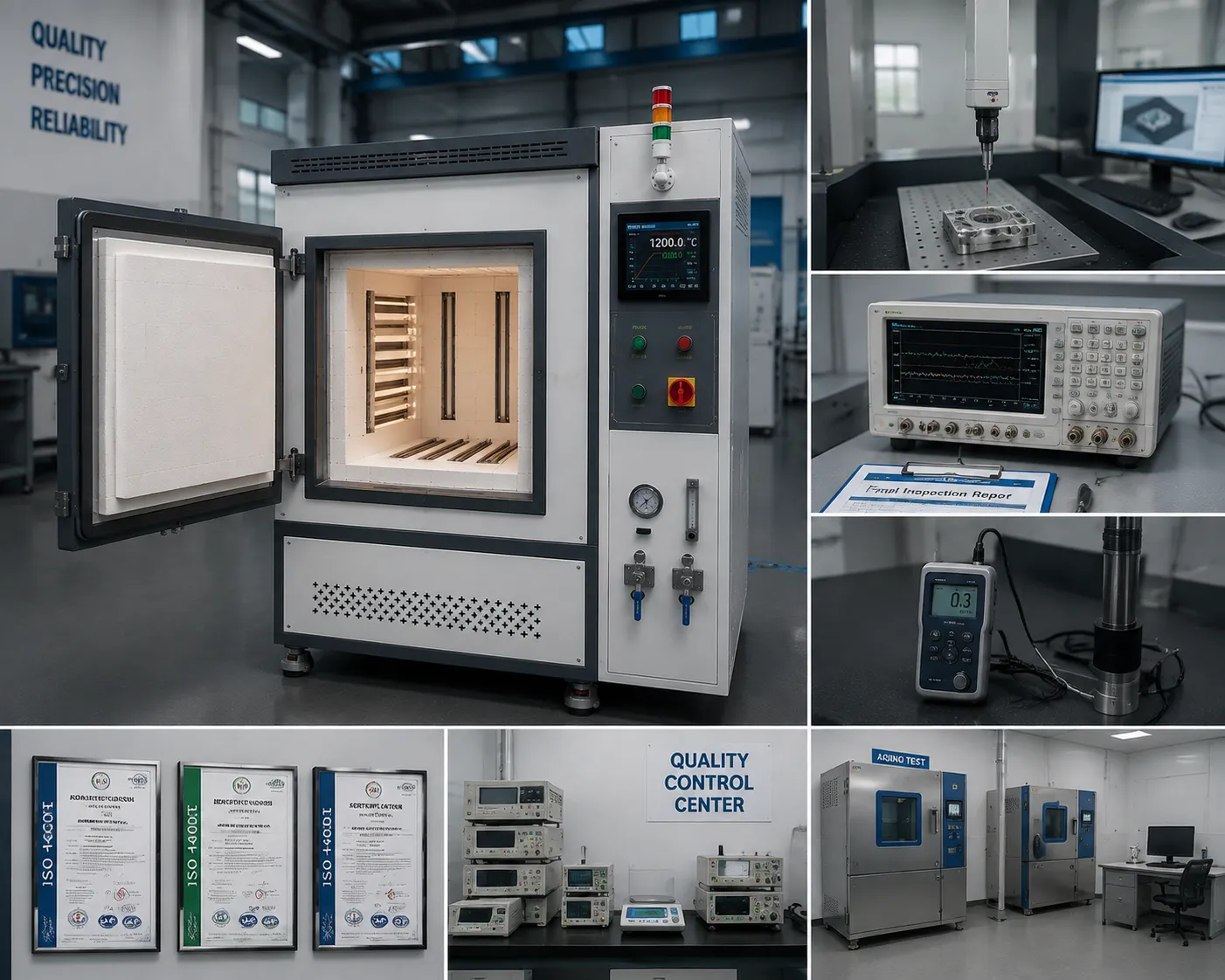 Haitem Furnace quality control testing laboratory and manufacturing unit
