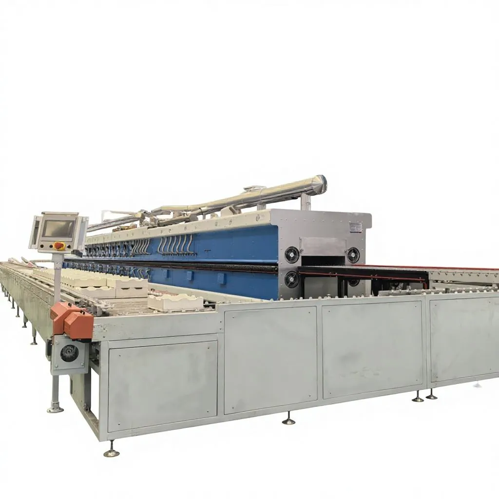 Continuous thermal processing equipment with automated mesh belt conveyor system