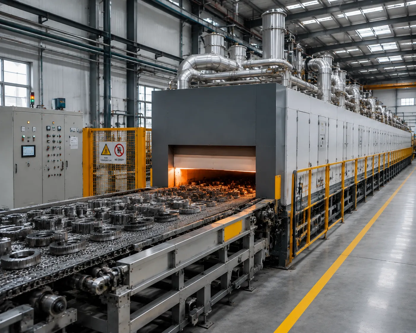 Automotive Gear Continuous Quenching and Tempering Furnace