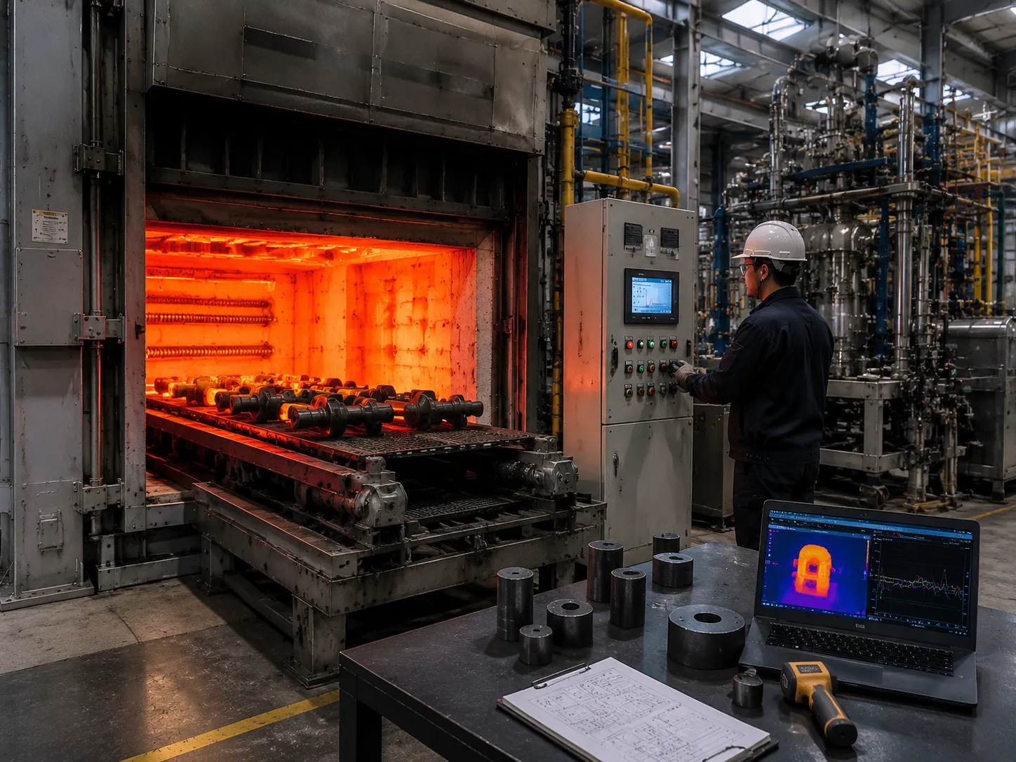 Haitem Industrial Furnace Thermal Profiling Simulation