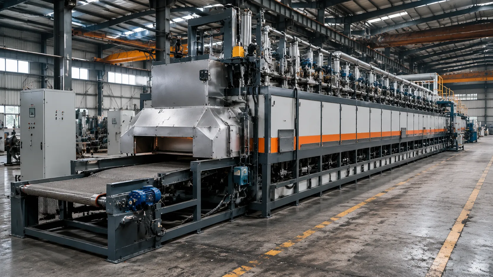 Haitem Custom Mesh Belt Furnace Line Engineering