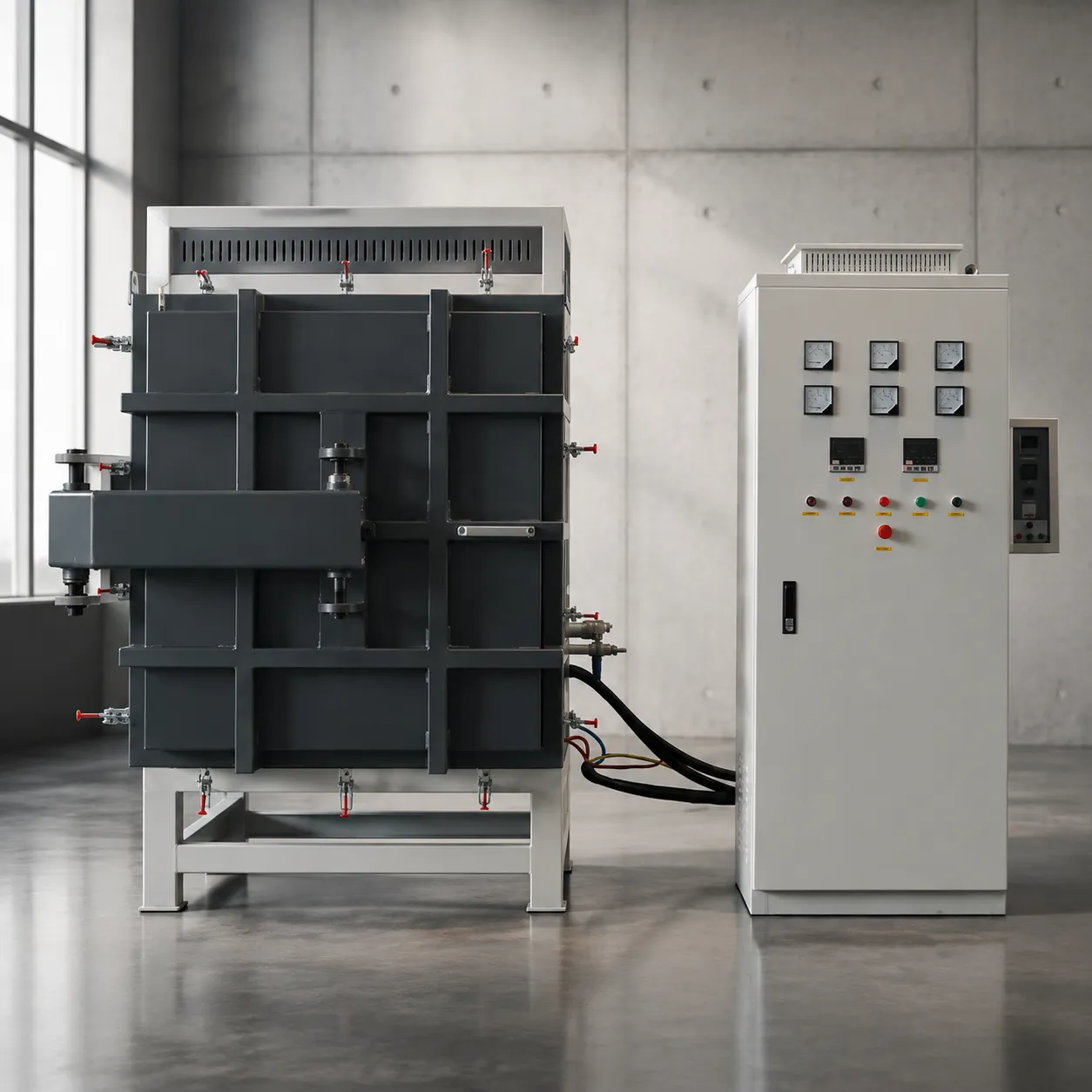 Haitem Furnace technical vacuum chamber layout and hot zone configuration architecture
