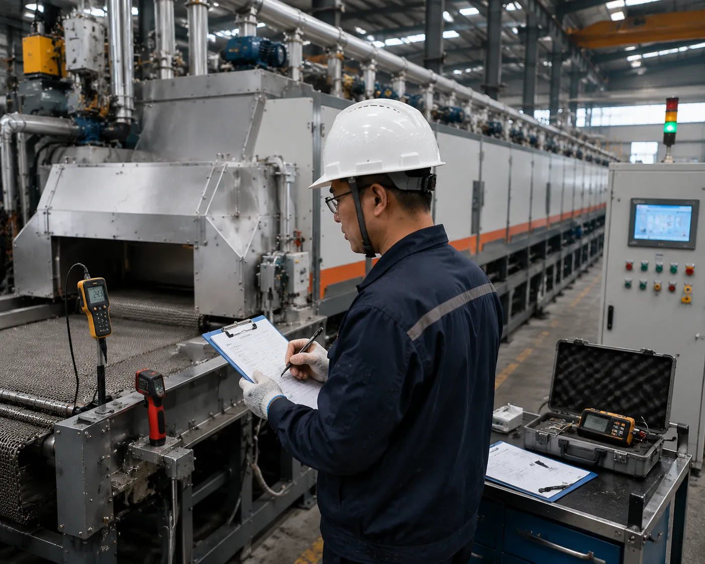 Haitem Furnace quality assurance inspection and thermal testing
