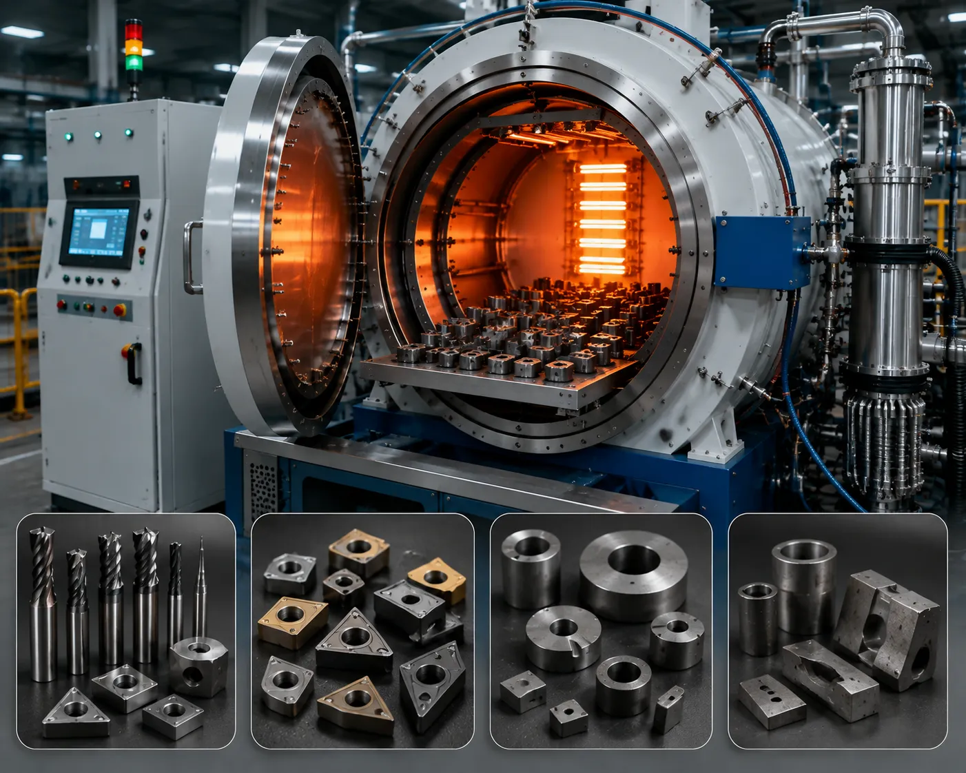 Cemented carbide hard alloy vacuum sintering equipment